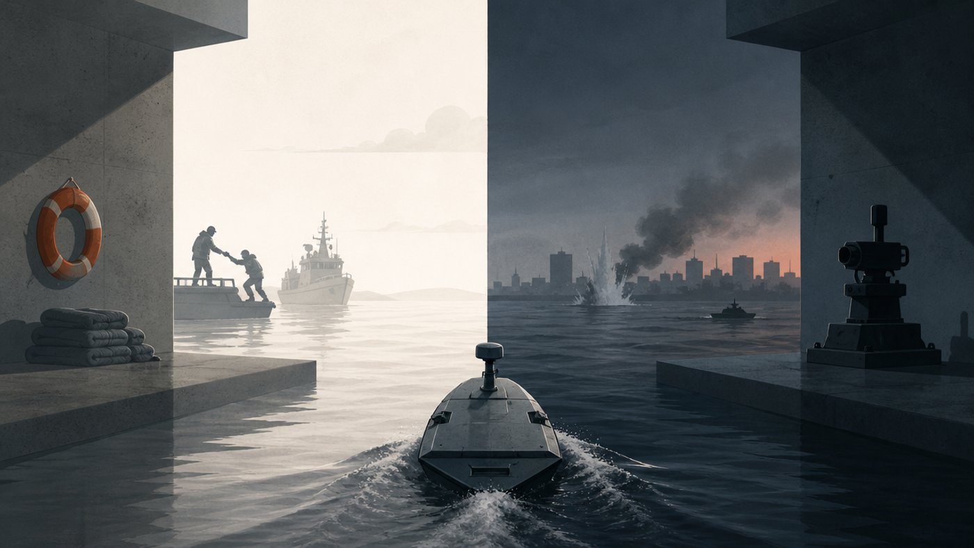 Do Drone Boats Save Lives—or Normalize Robot War? episode artwork